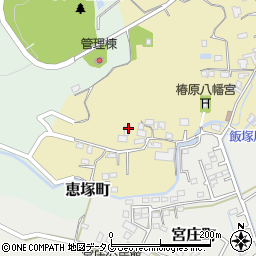 熊本県宇土市椿原町934周辺の地図