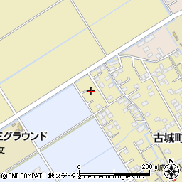 熊本県宇土市古城町202-14周辺の地図