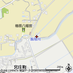 熊本県宇土市椿原町136周辺の地図