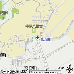 熊本県宇土市椿原町582周辺の地図