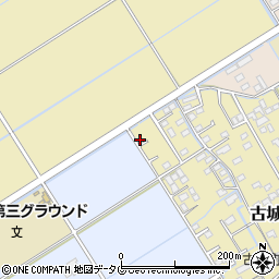 熊本県宇土市古城町202-16周辺の地図