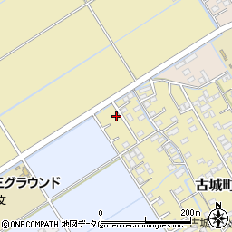 熊本県宇土市古城町203周辺の地図