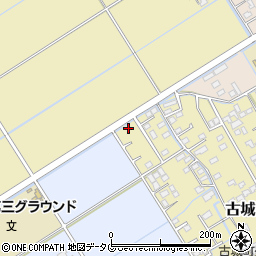 熊本県宇土市古城町202-24周辺の地図