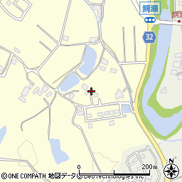 熊本県熊本市南区城南町藤山572周辺の地図
