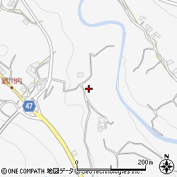 長崎県南島原市西有家町周辺の地図
