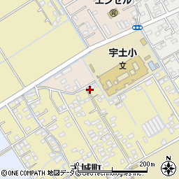 熊本県宇土市古城町508周辺の地図