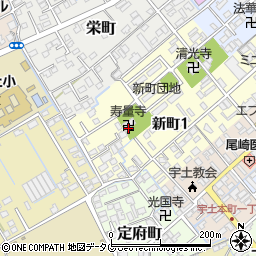 熊本県宇土市新町1丁目132周辺の地図