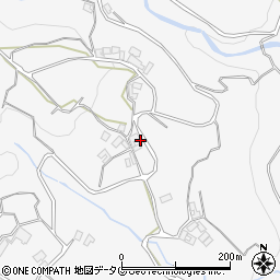 長崎県南島原市西有家町慈恩寺1549-1周辺の地図