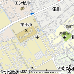 熊本県宇土市古城町62周辺の地図