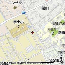 熊本県宇土市古城町644周辺の地図