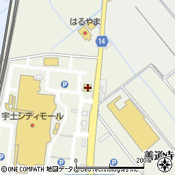 熊本県宇土市善道寺町153周辺の地図