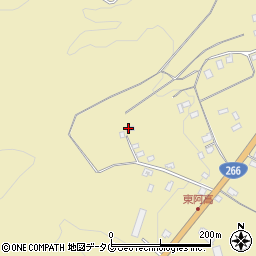 熊本県熊本市南区城南町東阿高1116周辺の地図