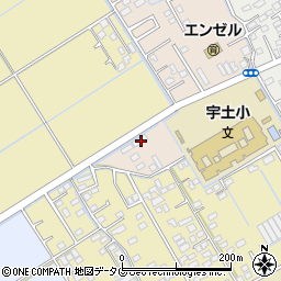 熊本県宇土市高柳町121周辺の地図