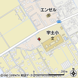 熊本県宇土市高柳町104周辺の地図