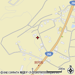 熊本県熊本市南区城南町東阿高1136周辺の地図