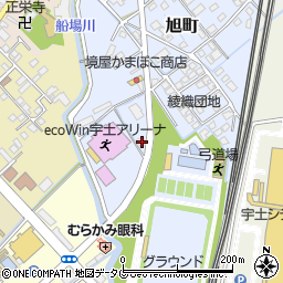 熊本県宇土市旭町446-1周辺の地図