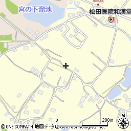 熊本県熊本市南区城南町藤山575周辺の地図