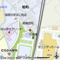 熊本県宇土市旭町384周辺の地図