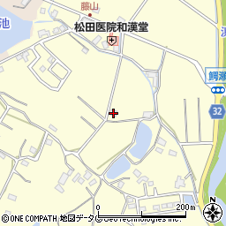 熊本県熊本市南区城南町藤山382-2周辺の地図