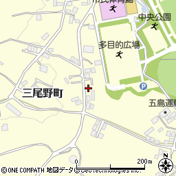 長崎県五島市三尾野町周辺の地図