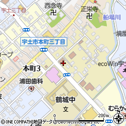 熊本県青年塾（一般社団法人）周辺の地図