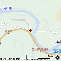 宮崎県西臼杵郡五ヶ瀬町三ヶ所1287周辺の地図