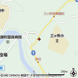 宮崎県西臼杵郡五ヶ瀬町三ヶ所10704周辺の地図