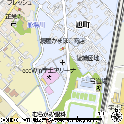 宇土市民斎場周辺の地図