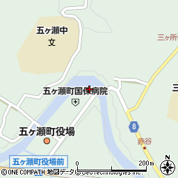 五ケ瀬町商工会周辺の地図