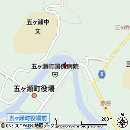 五ケ瀬町商工会周辺の地図