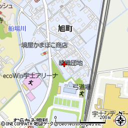 熊本県宇土市旭町389周辺の地図