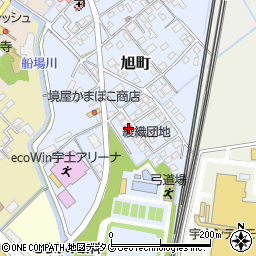 熊本県宇土市旭町389-4周辺の地図