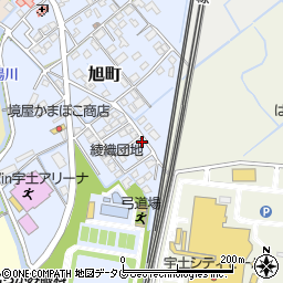 熊本県宇土市旭町396周辺の地図