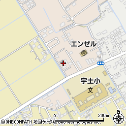 熊本県宇土市高柳町124周辺の地図