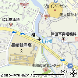 長崎県長崎市末石町460周辺の地図