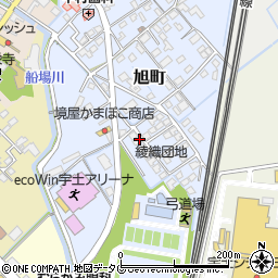 熊本県宇土市旭町389-3周辺の地図