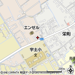 熊本県宇土市高柳町102周辺の地図