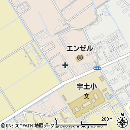 熊本県宇土市高柳町125周辺の地図