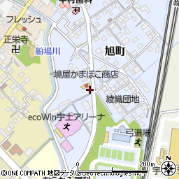 熊本県宇土市旭町423周辺の地図