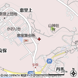 長崎県長崎市香焼町恵里上周辺の地図