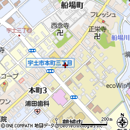 熊本信用金庫宇土支店周辺の地図