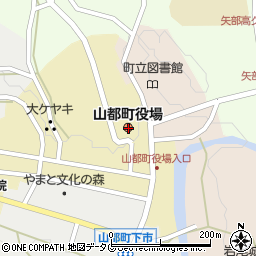 熊本県上益城郡山都町周辺の地図