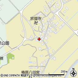 熊本県宇土市椿原町641周辺の地図