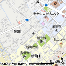 熊本県宇土市栄町192周辺の地図