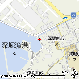 長崎市みなと漁業協同組合深堀支所周辺の地図