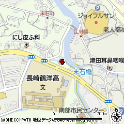 長崎県長崎市末石町458周辺の地図
