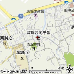 長崎市深堀地域センター周辺の地図