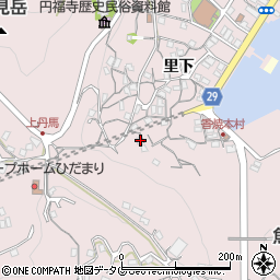 長崎県長崎市香焼町里下1326周辺の地図