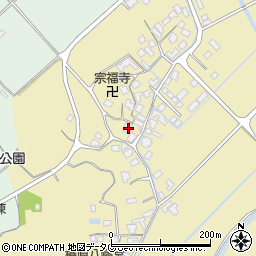 熊本県宇土市椿原町538周辺の地図