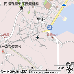 長崎県長崎市香焼町里下1245周辺の地図